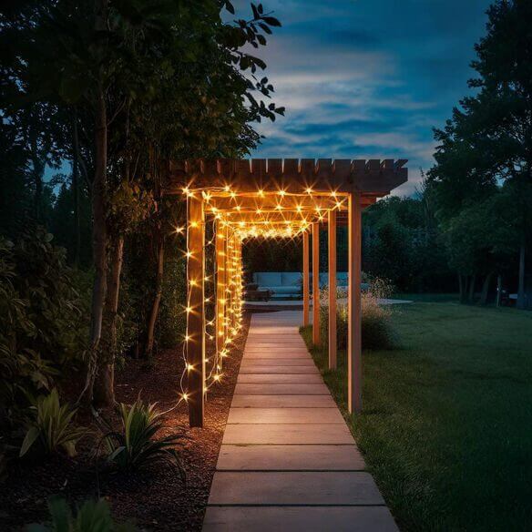 Solar Lights for Nighttime Beauty