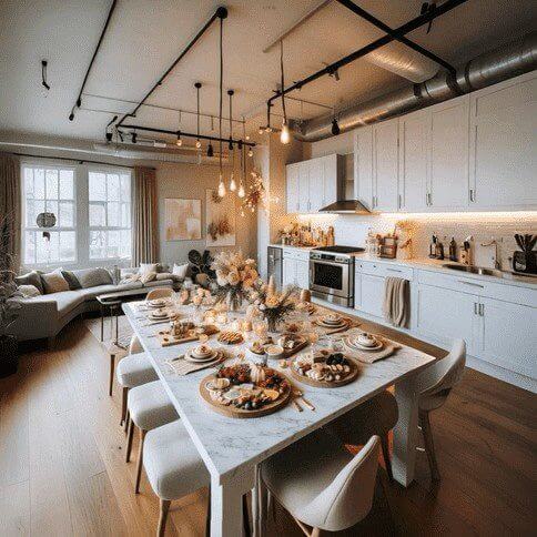 Hosting your friends with a Luxury look