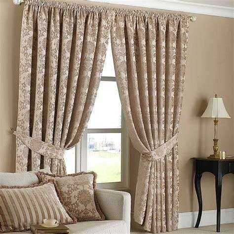 Living room curtains that match the wall color for a seamless, spacious look.